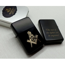 Freemason Masonic Personalised Black Cigarette Lighter Freemason Masonic Personalised Black Cigarette Lighter